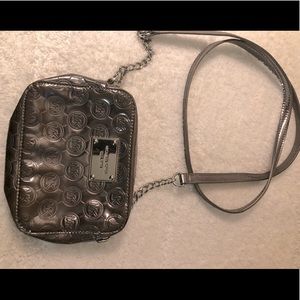 Michael Kors platinum small crossbody bag